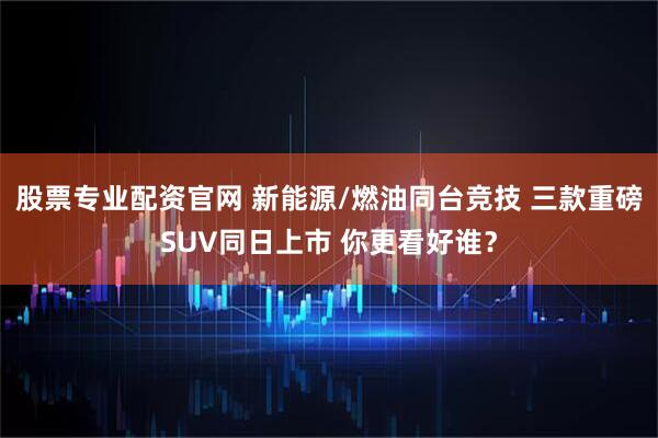 股票专业配资官网 新能源/燃油同台竞技 三款重磅SUV同日上市 你更看好谁？